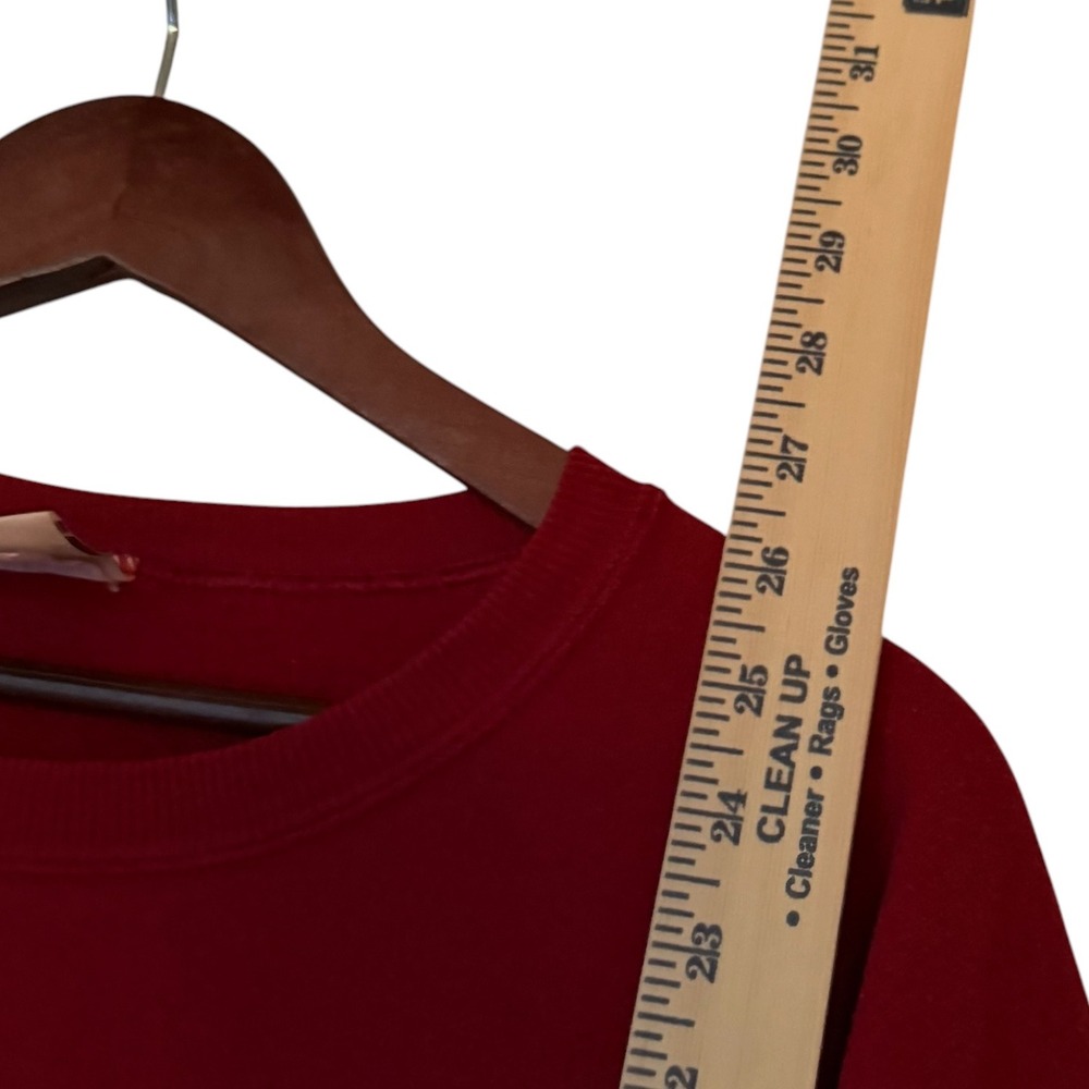 Vintage 90s Red Oak Oklahoma Sooners Sweatshirt Mens XL XXL Red Crewneck OU - Picture 6 of 7